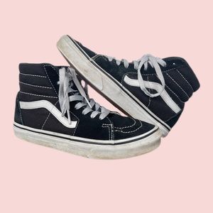 Black high top vans